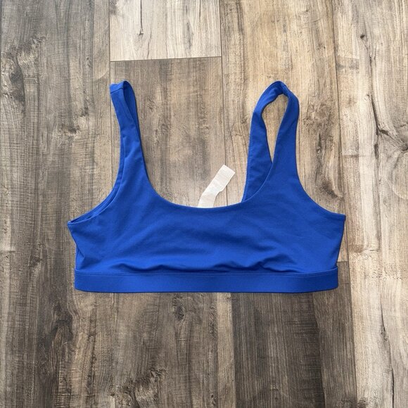 Fabletics Lola Low Impact Athletic Sports Bra Womans Size 1X Blue - Picture 1 of 5